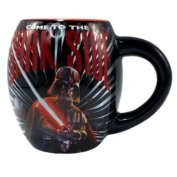 Star Wars Mug COME TO THE DARK SIDE Ceramic Starwars.com Darth Vader 18 oz. - Picture 1 of 9